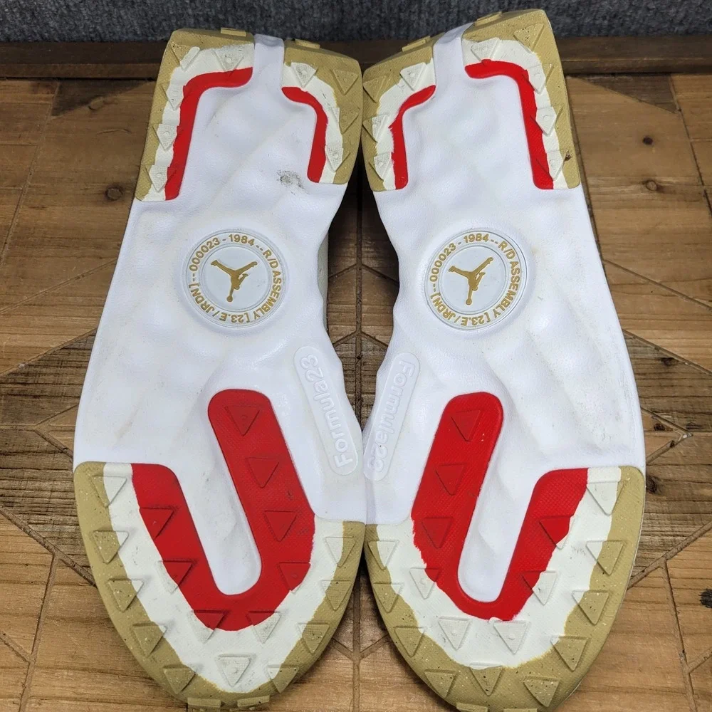 Nike Air Jordan Mens 13 Granville Pro Sail Club Gold Running Shoes DV1235-100